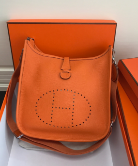 에르메스 에블린29 오렌지 은장